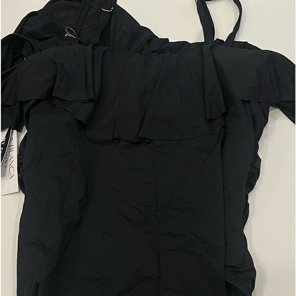 La Blanca Plus Size Island Goddess OfftheShoulder One-Piece Swimsuit
Women's 18W - Picture 12 of 15